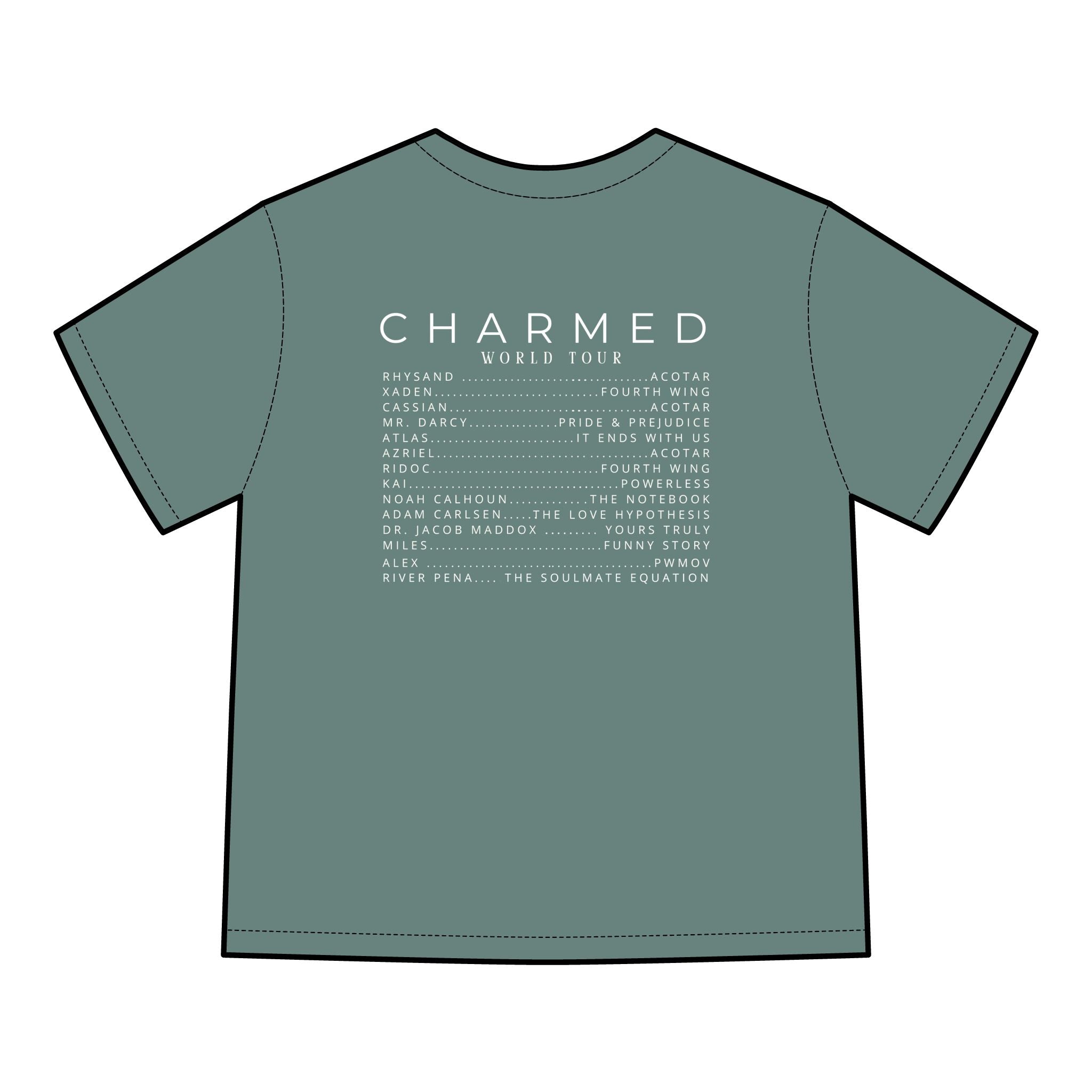Lucky Charms Concert Tee (book boyfriends) - Green