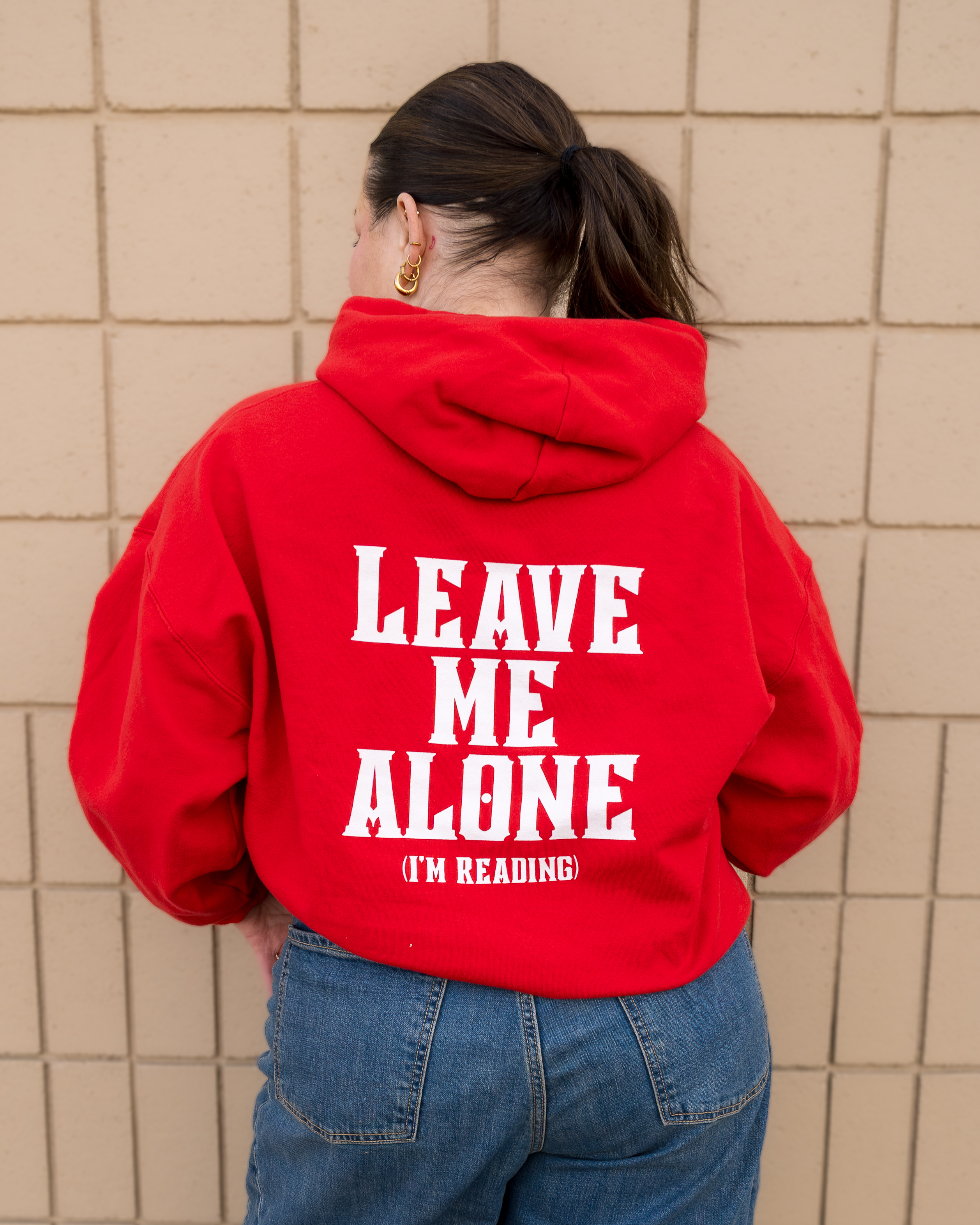 Leave Me Alone Reading Hoodie | Snarky Do What You Love Reading Sweatshirt