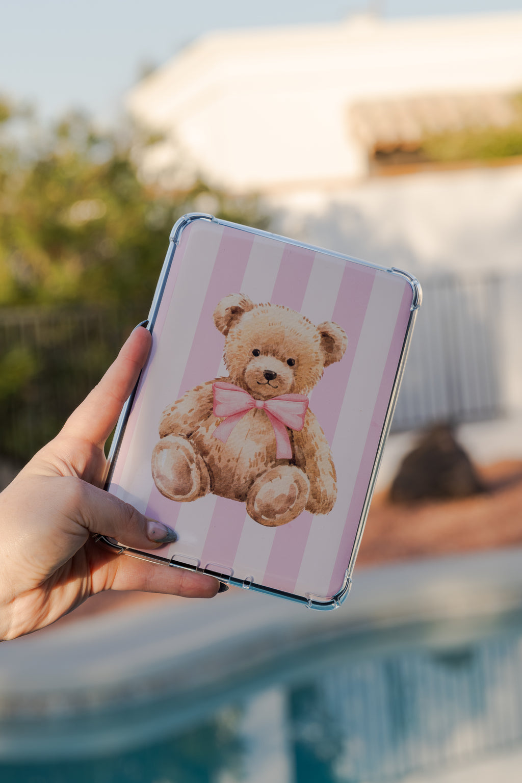 Preppy in Pink Bear Kindle Insert